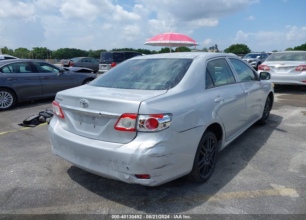 2013 TOYOTA COROLLA L VIN: 2T1BU4EE5DC934658