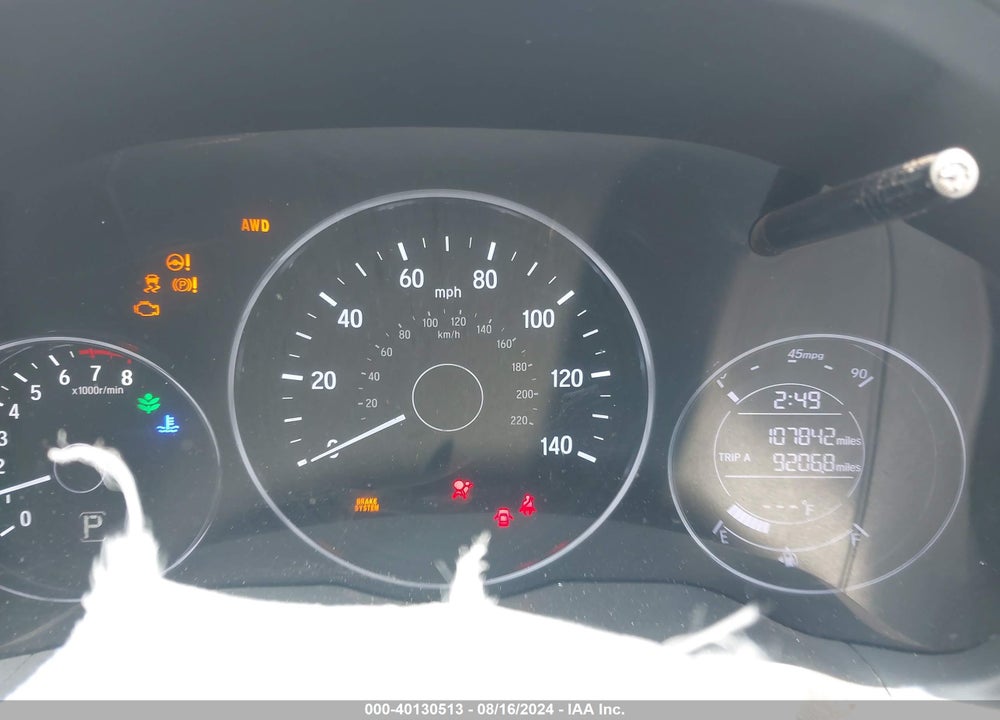 2018 HONDA HR-V EX VIN: 3CZRU6H59JG721147