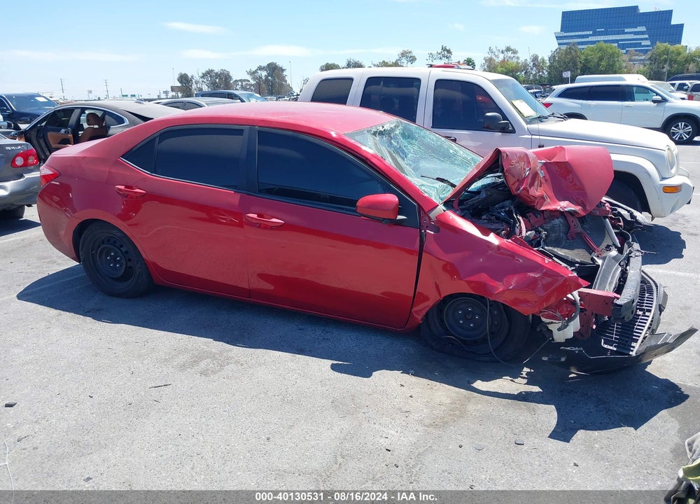 2019 TOYOTA COROLLA LE VIN: 2T1BURHE1KC139788