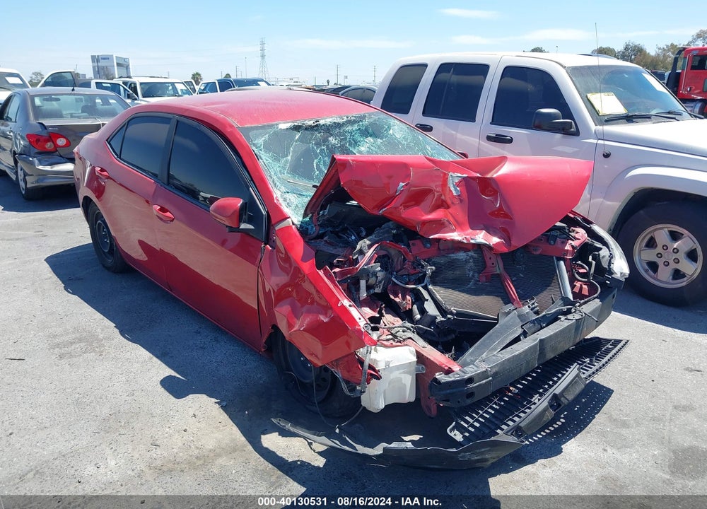 2019 TOYOTA COROLLA LE VIN: 2T1BURHE1KC139788