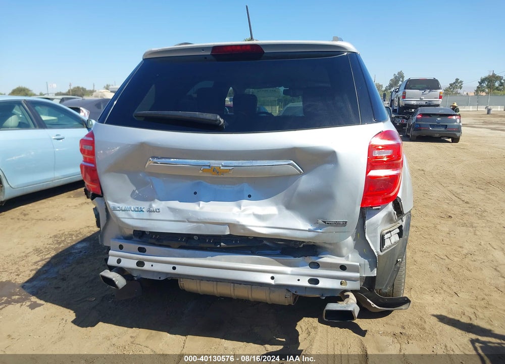 2017 CHEVROLET EQUINOX VIN: 2GNFLGE37H6238452