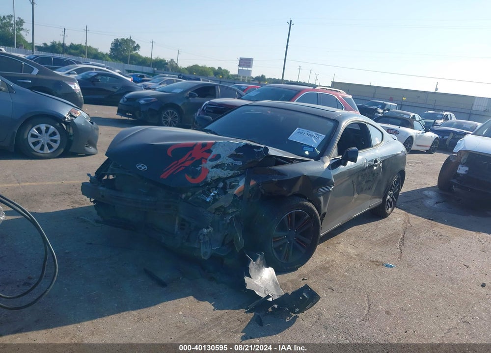 2008 HYUNDAI TIBURON GS VIN: KMHHM66D68U274775