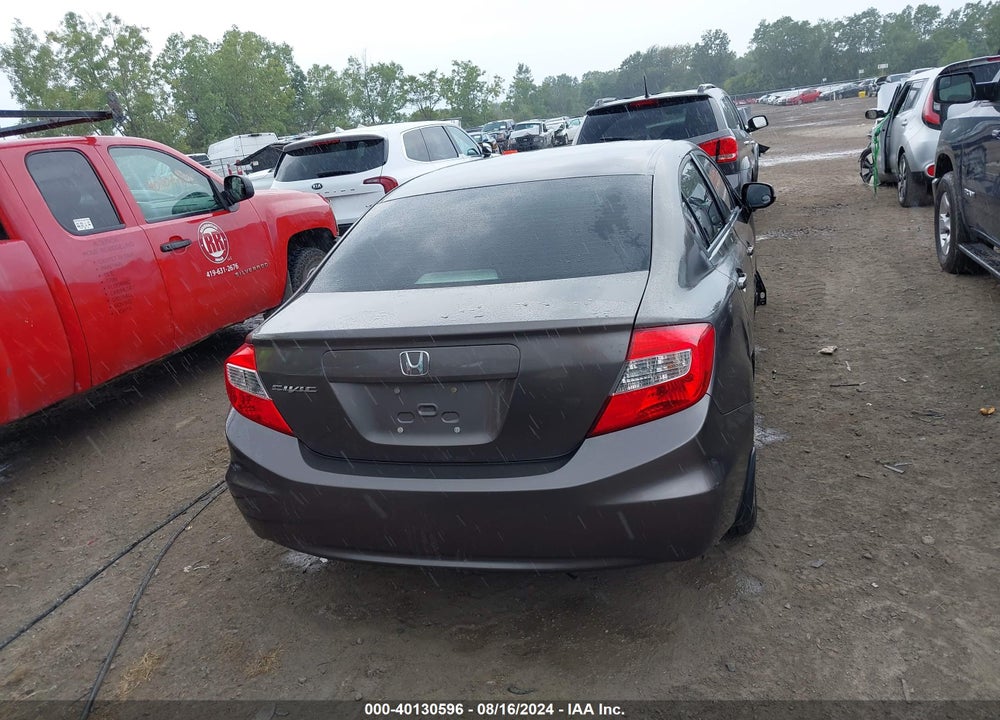 2012 HONDA CIVIC LX VIN: 19XFB2F52CE005604