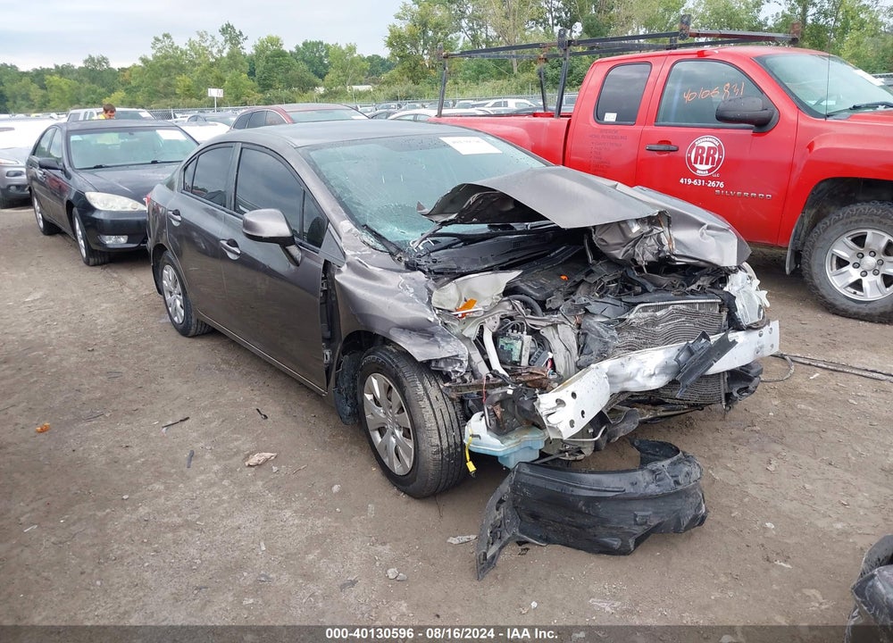 2012 HONDA CIVIC LX VIN: 19XFB2F52CE005604