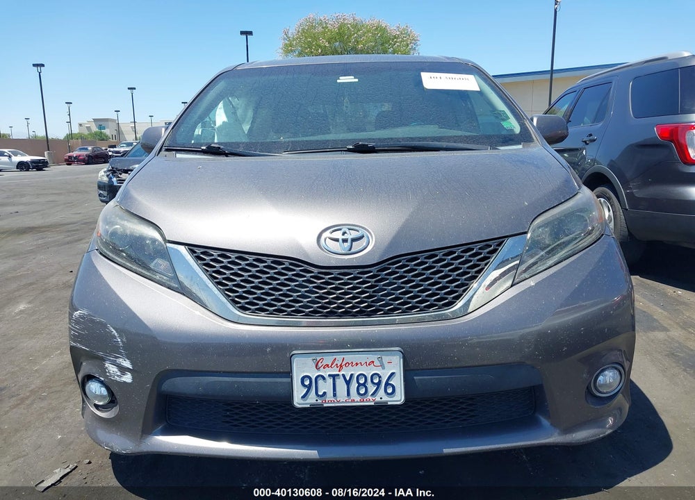 2015 TOYOTA SIENNA SE PREMIUM 8 PASSENGER VIN: 5TDXK3DCXFS598800