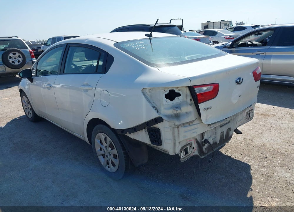 2013 KIA RIO LX VIN: KNADM4A30D6291072