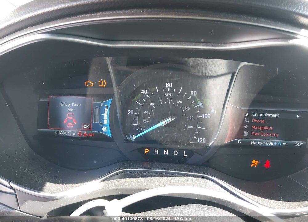 2018 FORD FUSION ENERGI VIN: 3FA6P0PU8JR246123