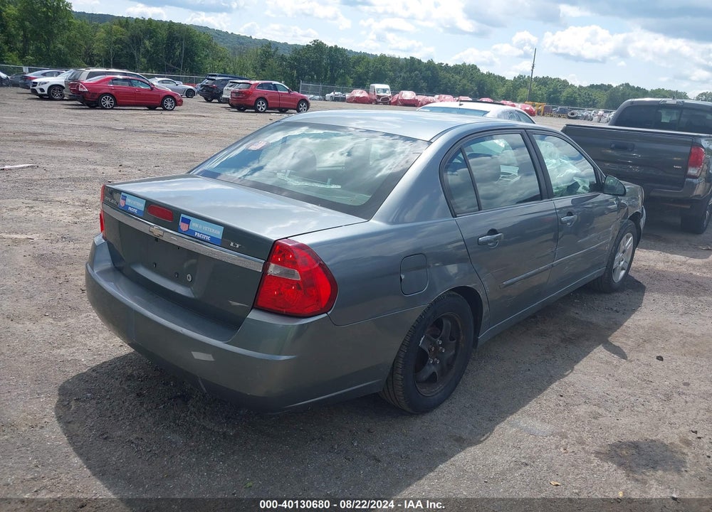 2006 CHEVROLET MALIBU LT VIN: 1G1ZT51F96F186506