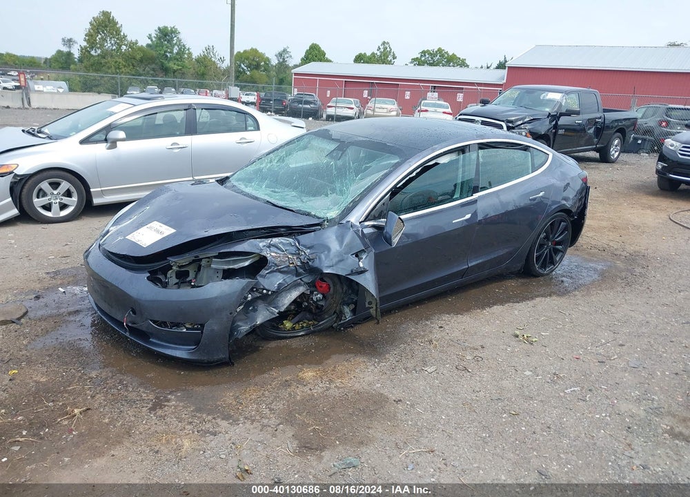 2020 TESLA MODEL 3 PERFORMANCE DUAL MOTOR ALL-WHEEL DRIVE VIN: 5YJ3E1EC6LF736177