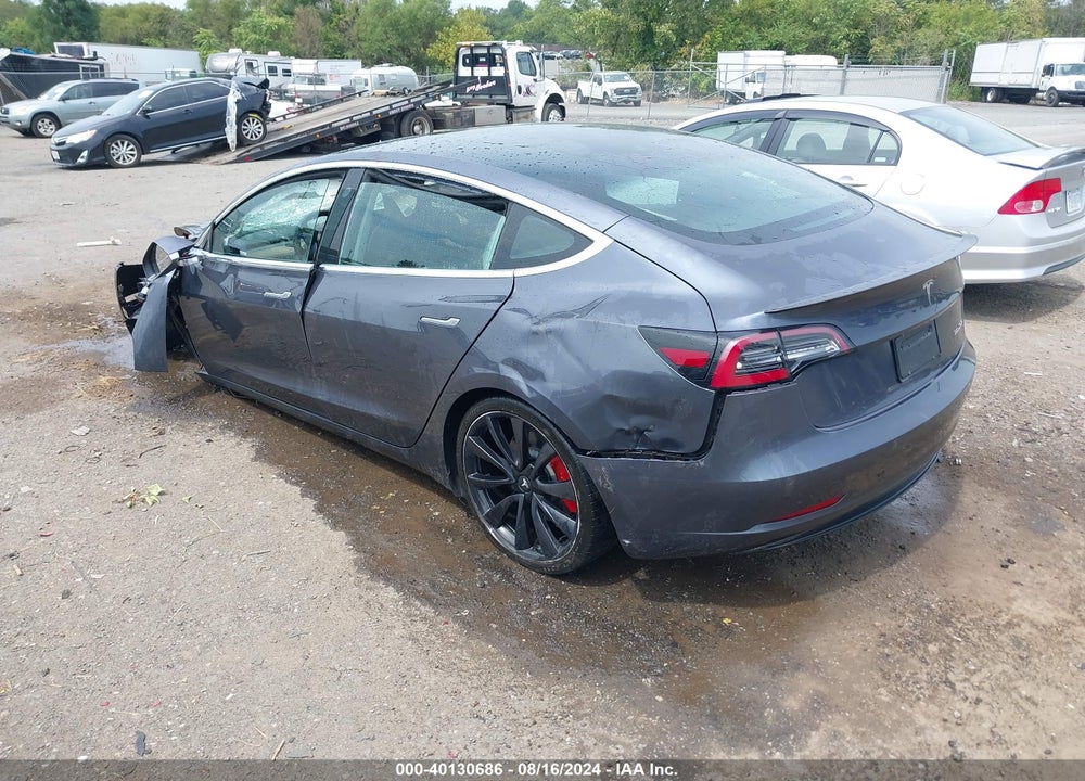 2020 TESLA MODEL 3 PERFORMANCE DUAL MOTOR ALL-WHEEL DRIVE VIN: 5YJ3E1EC6LF736177