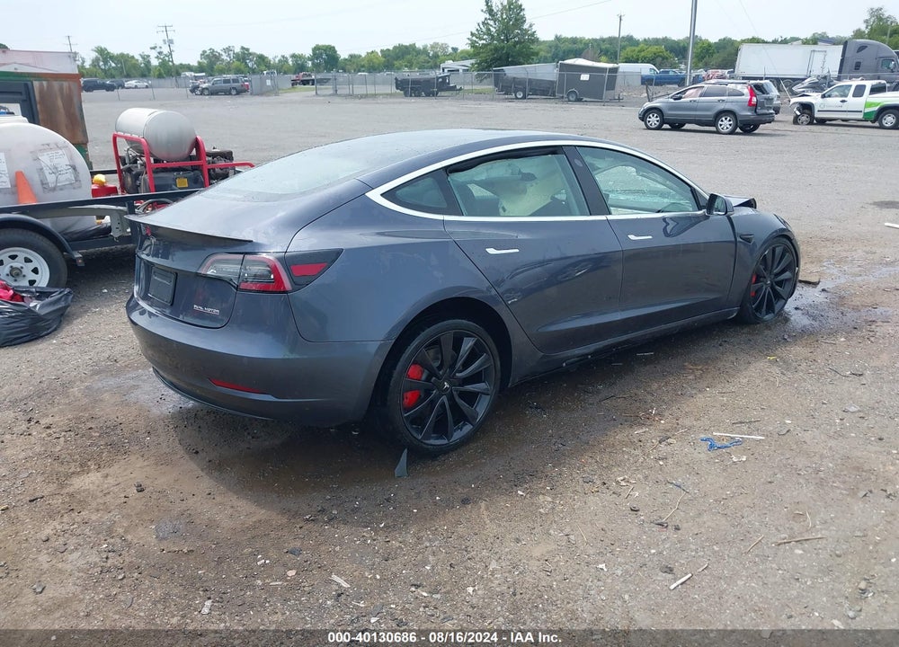 2020 TESLA MODEL 3 PERFORMANCE DUAL MOTOR ALL-WHEEL DRIVE VIN: 5YJ3E1EC6LF736177