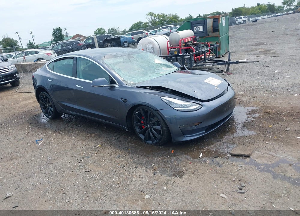 2020 TESLA MODEL 3 PERFORMANCE DUAL MOTOR ALL-WHEEL DRIVE VIN: 5YJ3E1EC6LF736177