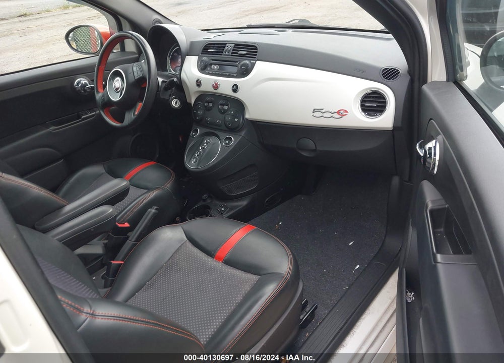 2015 FIAT 500E BATTERY ELECTRIC VIN: 3C3CFFGE6FT522969