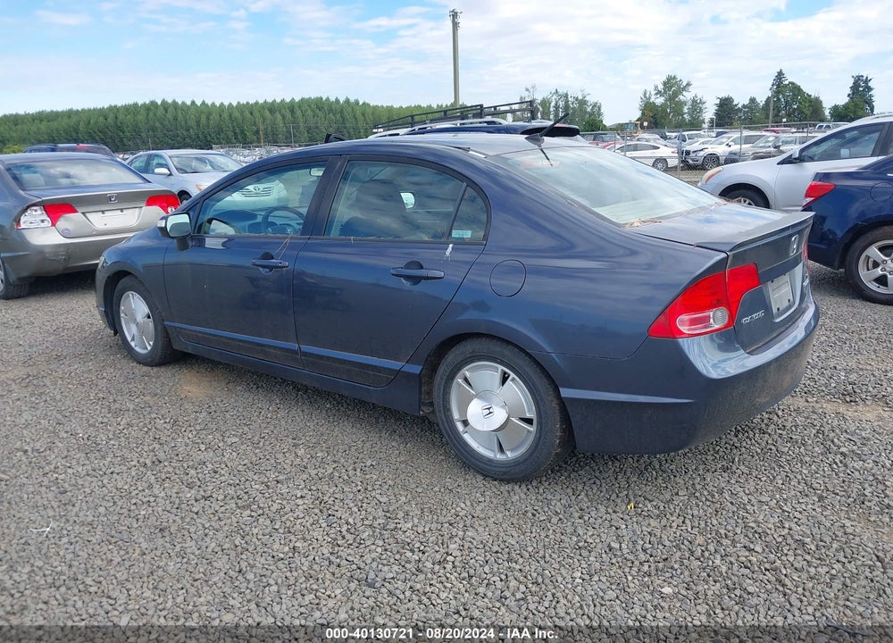 2008 HONDA CIVIC HYBRID VIN: JHMFA36248S011230
