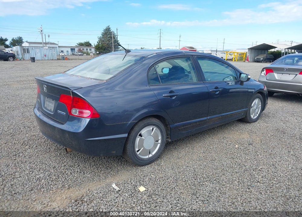 2008 HONDA CIVIC HYBRID VIN: JHMFA36248S011230