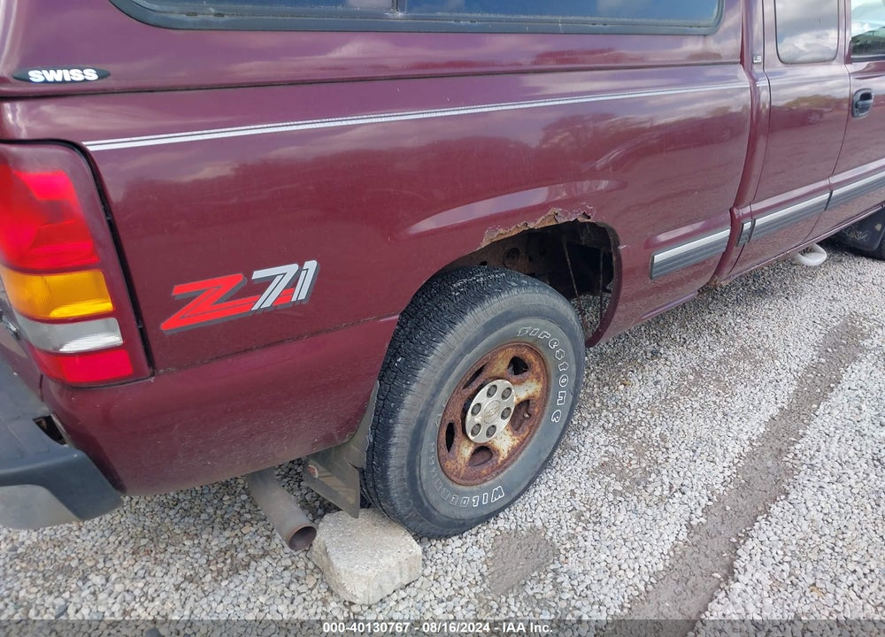 1999 CHEVROLET SILVERADO 1500 LS VIN: 1GCEK19T8XE255138