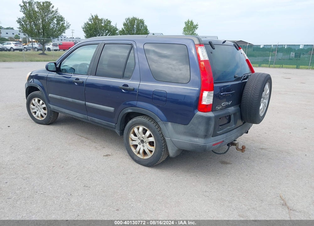 2006 HONDA CR-V EX VIN: SHSRD788X6U443516