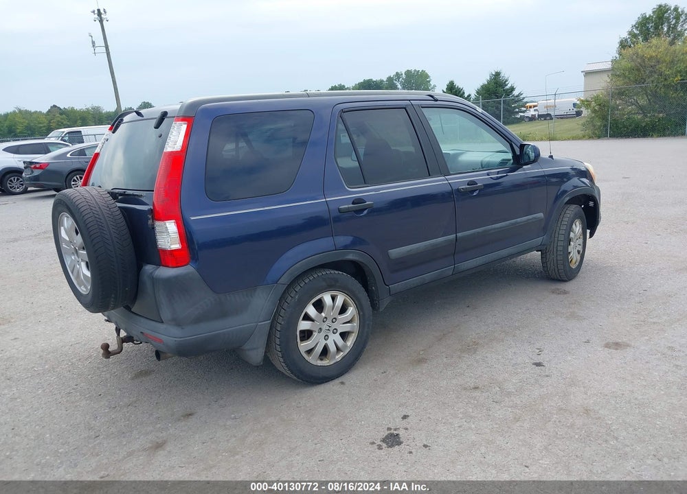 2006 HONDA CR-V EX VIN: SHSRD788X6U443516
