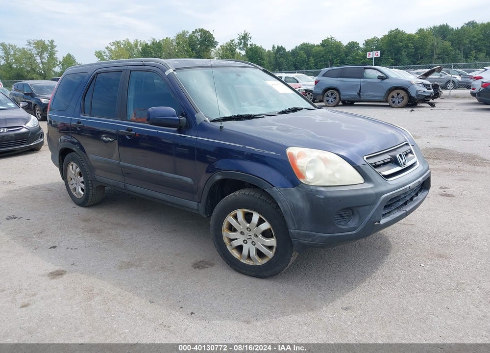 2006 HONDA CR-V EX VIN: SHSRD788X6U443516