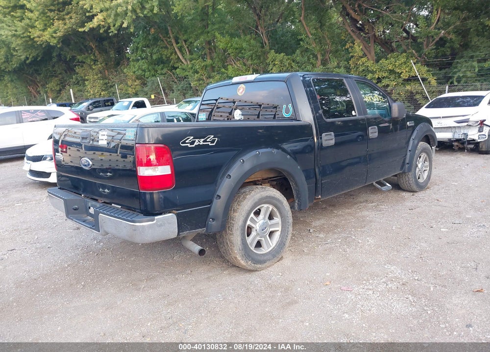 2005 FORD F-150 XLT VIN: 1FTRW14W15FA49187