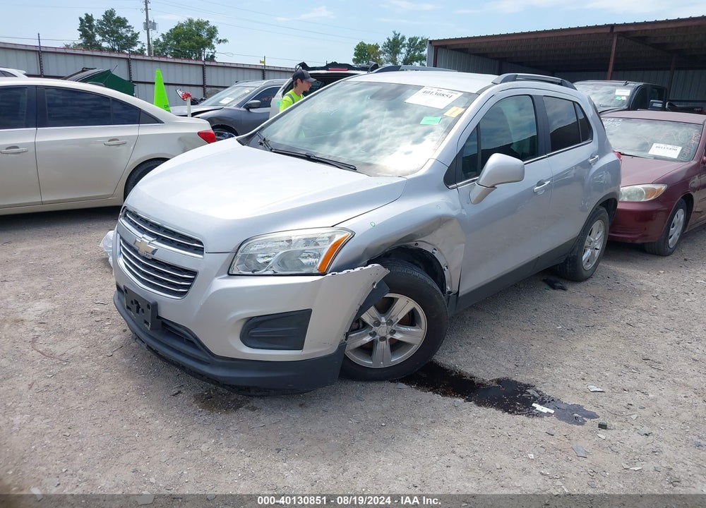 2016 CHEVROLET TRAX LT VIN: 3GNCJPSB8GL187865