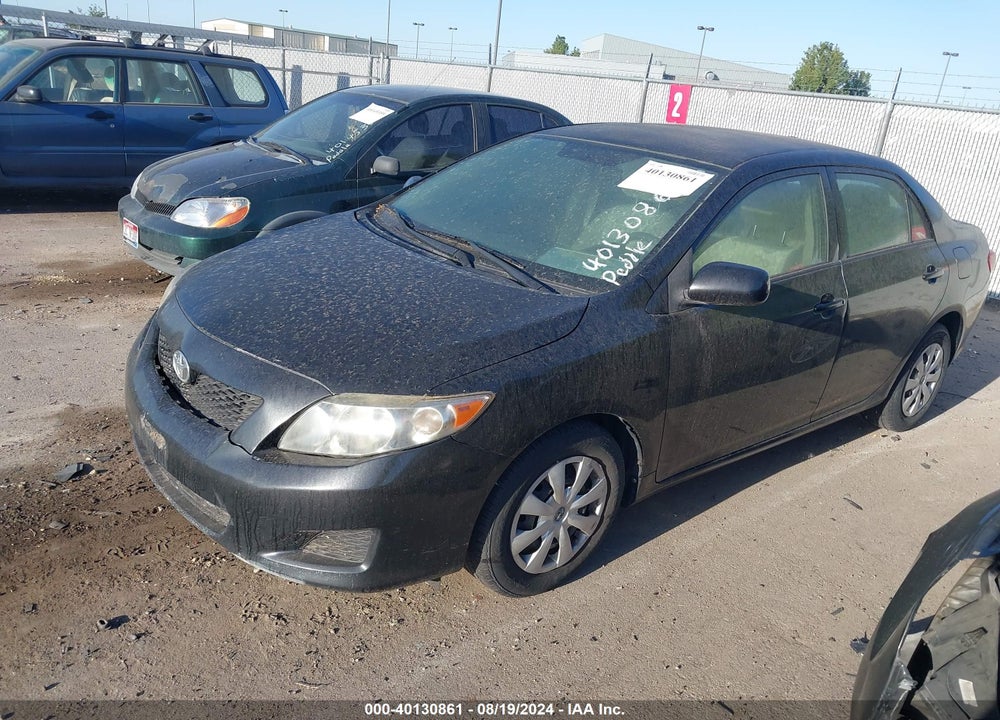 2009 TOYOTA COROLLA LE VIN: 2T1BU40E29C097849