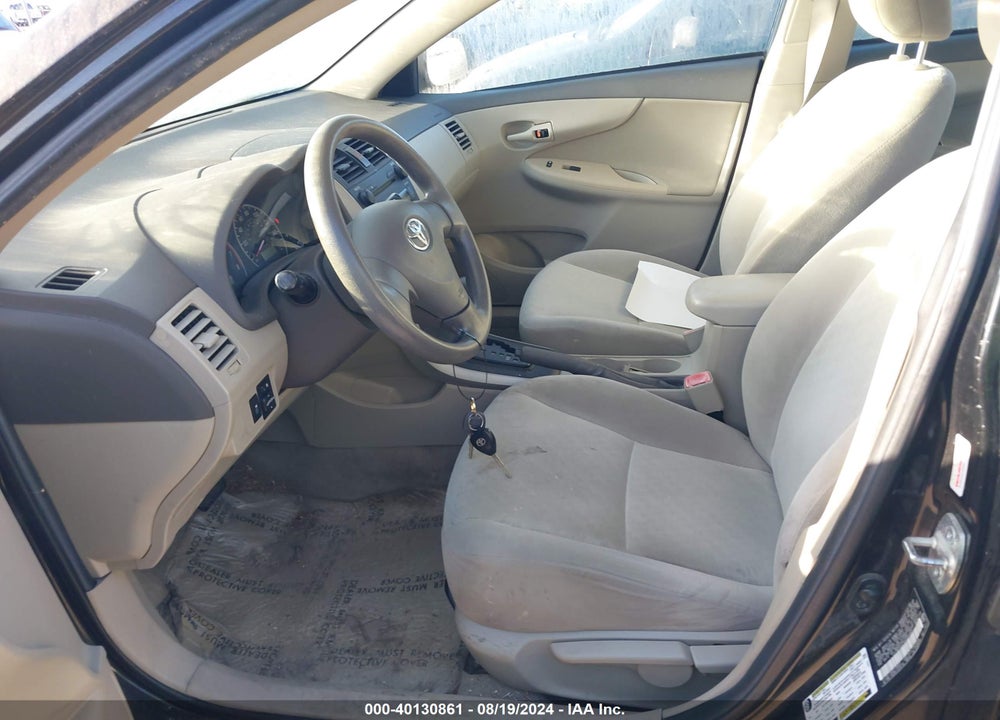 2009 TOYOTA COROLLA LE VIN: 2T1BU40E29C097849