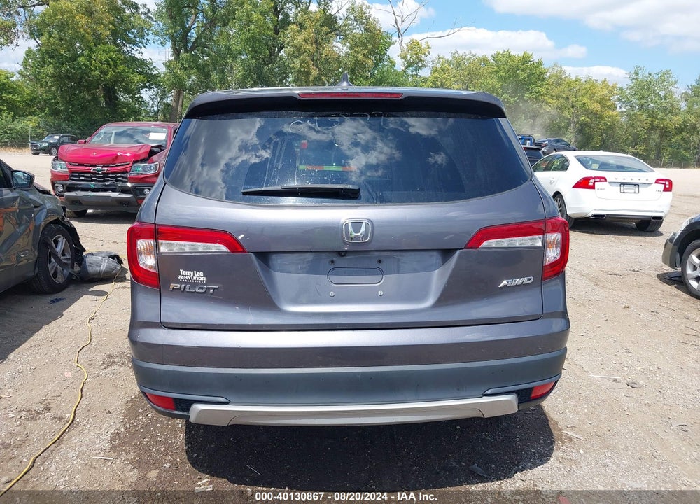 2019 HONDA PILOT EX-L VIN: 5FNYF6H53KB045877