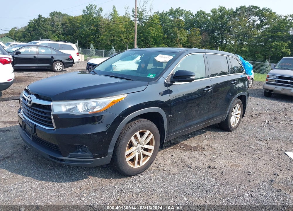 2015 TOYOTA HIGHLANDER LE V6 VIN: 5TDBKRFH7FS099846