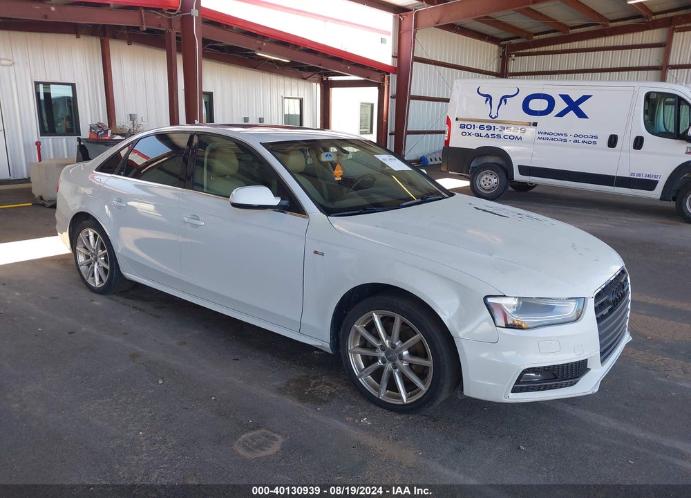 2014 AUDI A4 2.0T PREMIUM VIN: WAUFFAFLXEN017833