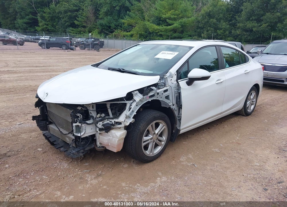 2016 CHEVROLET CRUZE LT AUTO VIN: 1G1BE5SM3G7325338