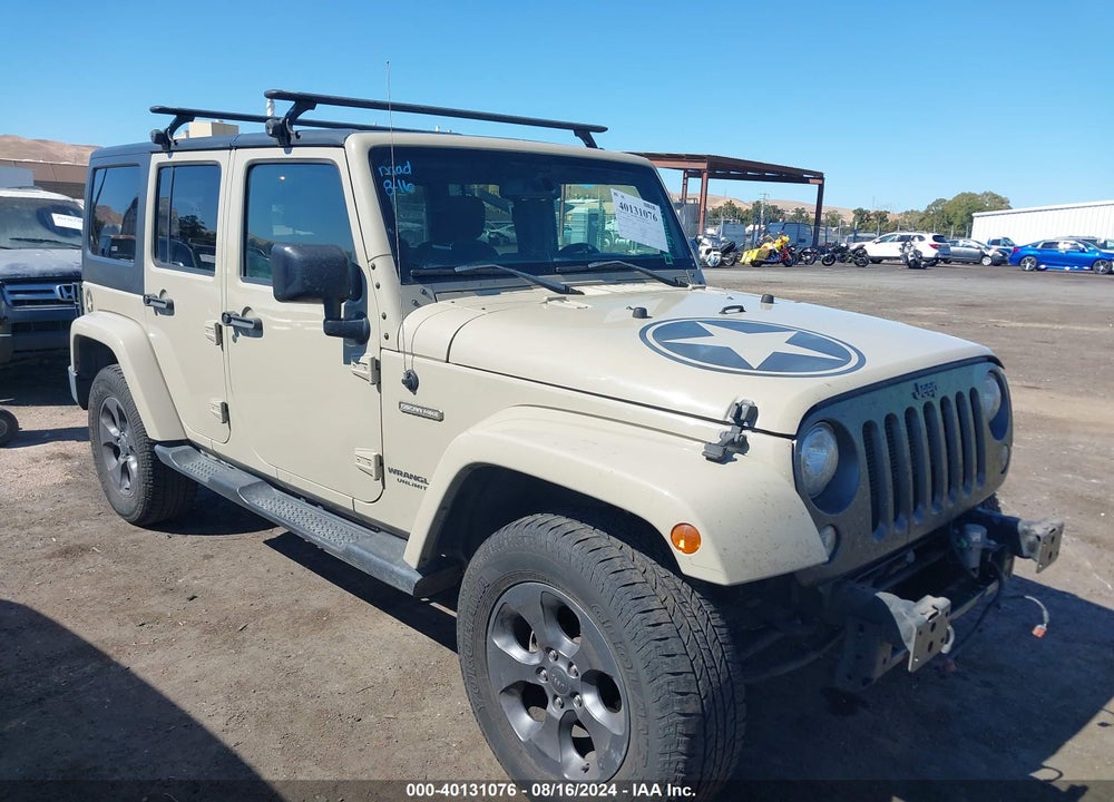 2017 JEEP WRANGLER UNLIMITED FREEDOM 4X4 VIN: 1C4BJWDG6HL604761