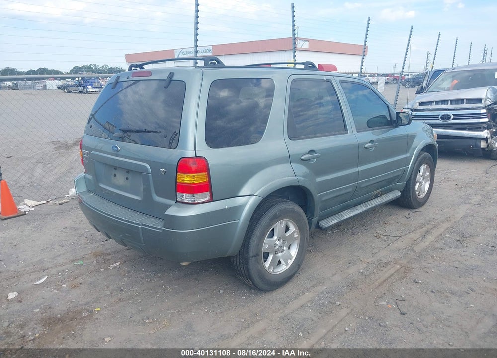 2006 FORD ESCAPE LIMITED VIN: 1FMCU04186KC94454