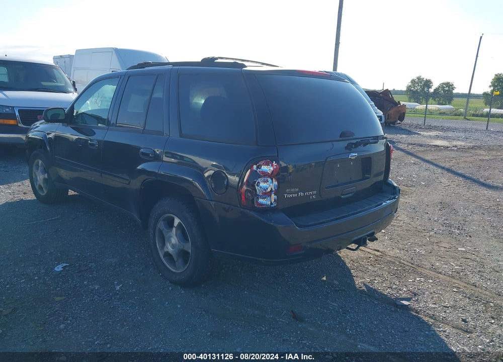 2009 CHEVROLET TRAILBLAZER LT VIN: 1GNDT33S792100497