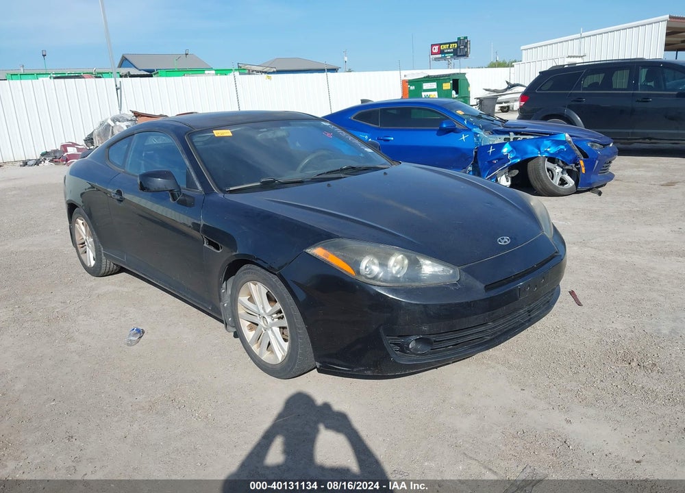 2008 HYUNDAI TIBURON GS VIN: KMHHM66D28U294831