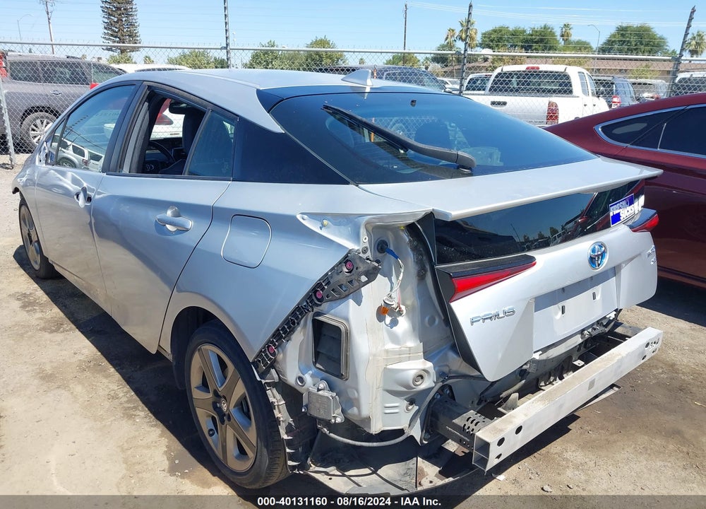 2019 TOYOTA PRIUS XLE VIN: JTDKARFU2K3085851