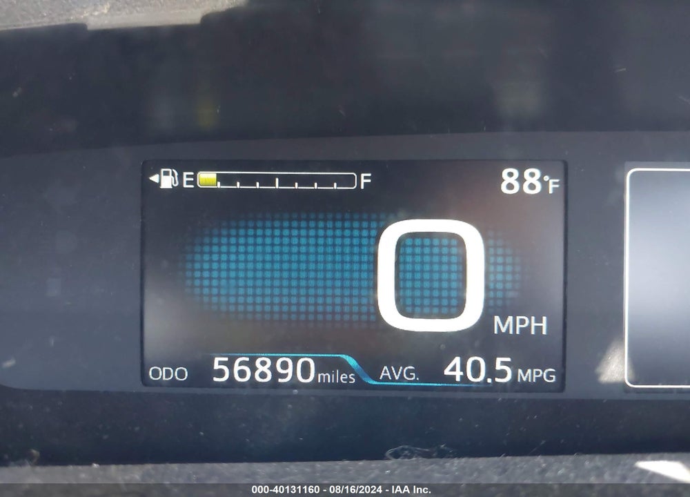 2019 TOYOTA PRIUS XLE VIN: JTDKARFU2K3085851
