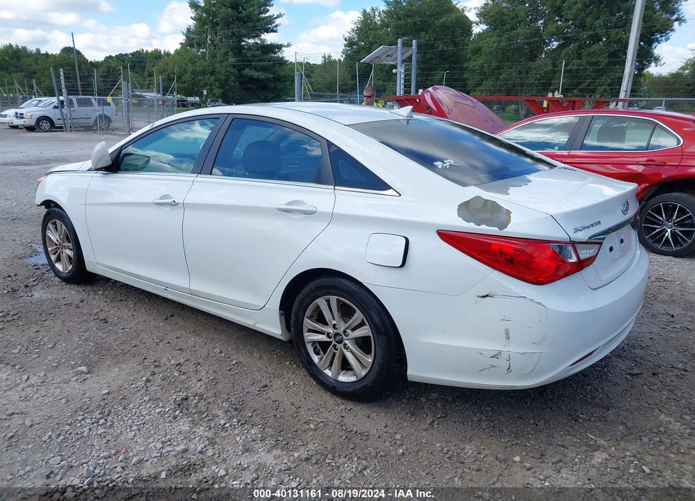 2013 HYUNDAI SONATA GLS VIN: 5NPEB4ACXDH773163