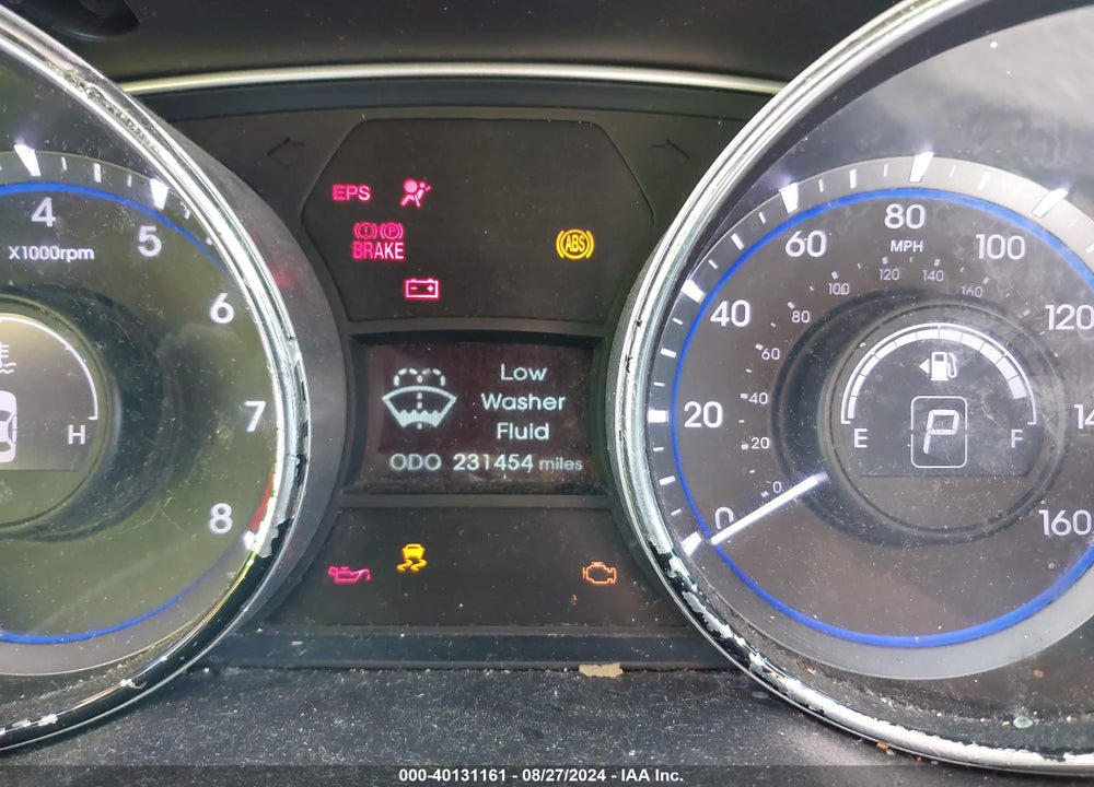 2013 HYUNDAI SONATA GLS VIN: 5NPEB4ACXDH773163