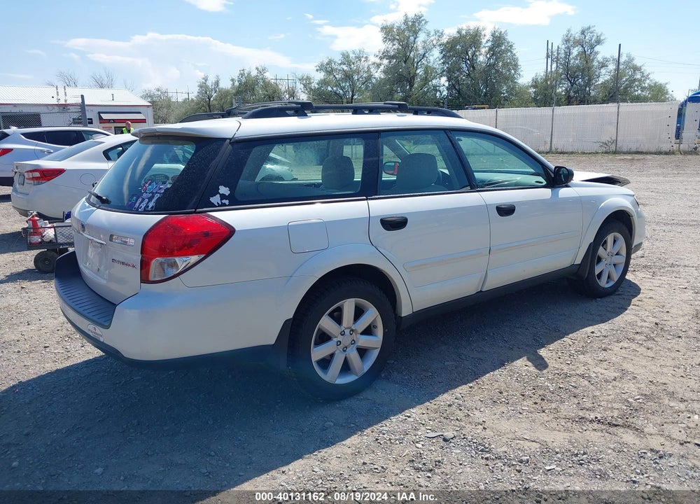 2008 SUBARU OUTBACK 2.5I/2.5I L.L. BEAN EDITION VIN: 4S4BP61C887313621