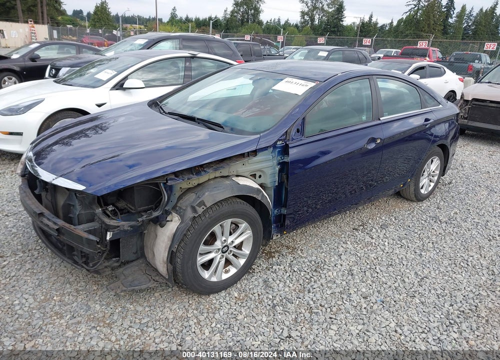 2014 HYUNDAI SONATA GLS VIN: 5NPEB4AC1EH873976