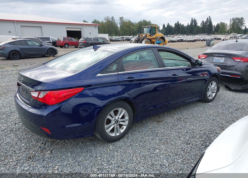 2014 HYUNDAI SONATA GLS VIN: 5NPEB4AC1EH873976