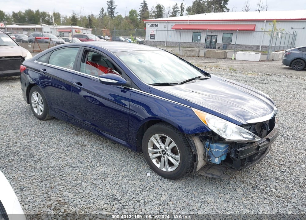 2014 HYUNDAI SONATA GLS VIN: 5NPEB4AC1EH873976