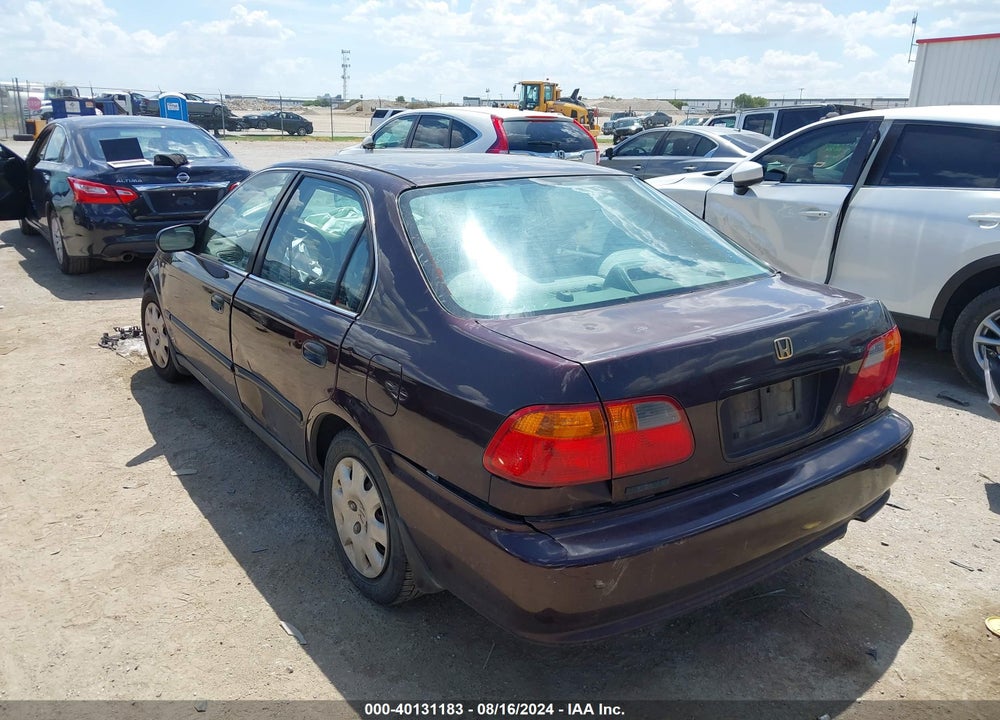 2000 HONDA CIVIC LX VIN: 1HGEJ6670YL025163