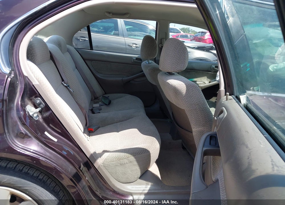 2000 HONDA CIVIC LX VIN: 1HGEJ6670YL025163