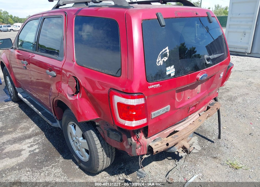 2010 FORD ESCAPE XLT VIN: 1FMCU0D77AKB28729