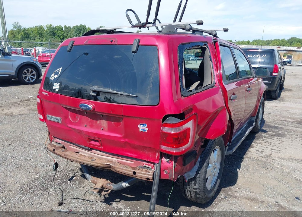 2010 FORD ESCAPE XLT VIN: 1FMCU0D77AKB28729