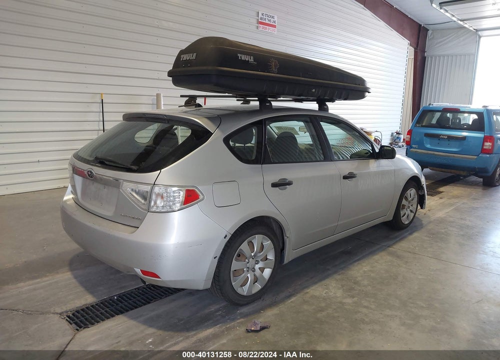 2008 SUBARU IMPREZA 2.5I VIN: JF1GH61658G833847