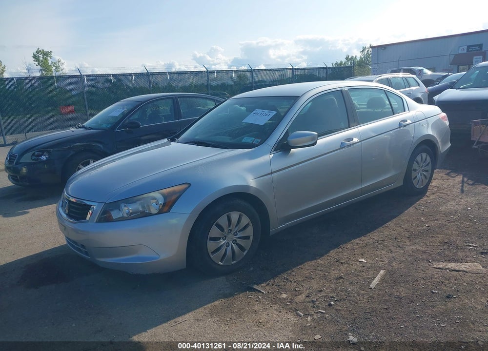 2010 HONDA ACCORD 2.4 LX VIN: 1HGCP2F38AA018622