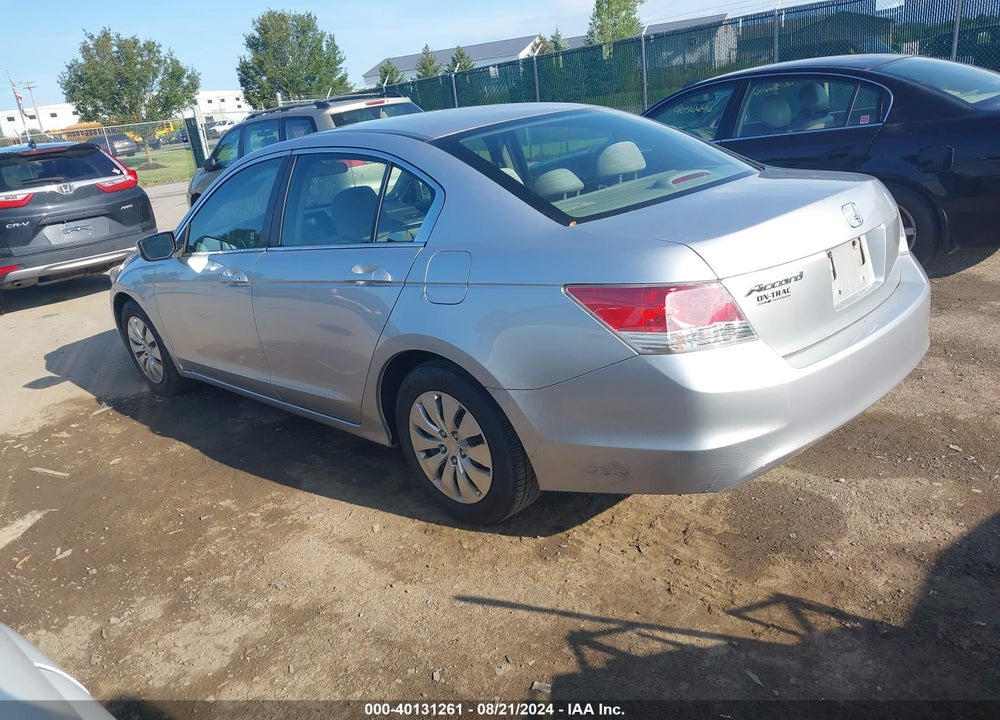 2010 HONDA ACCORD 2.4 LX VIN: 1HGCP2F38AA018622
